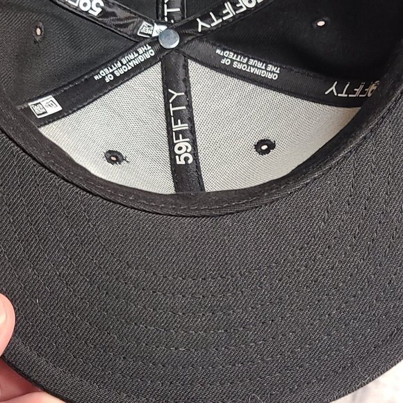 New Era 59fidty Oakland A's Hat Fitted 7 1/4 Blue Black Rare - Picture 9 of 10